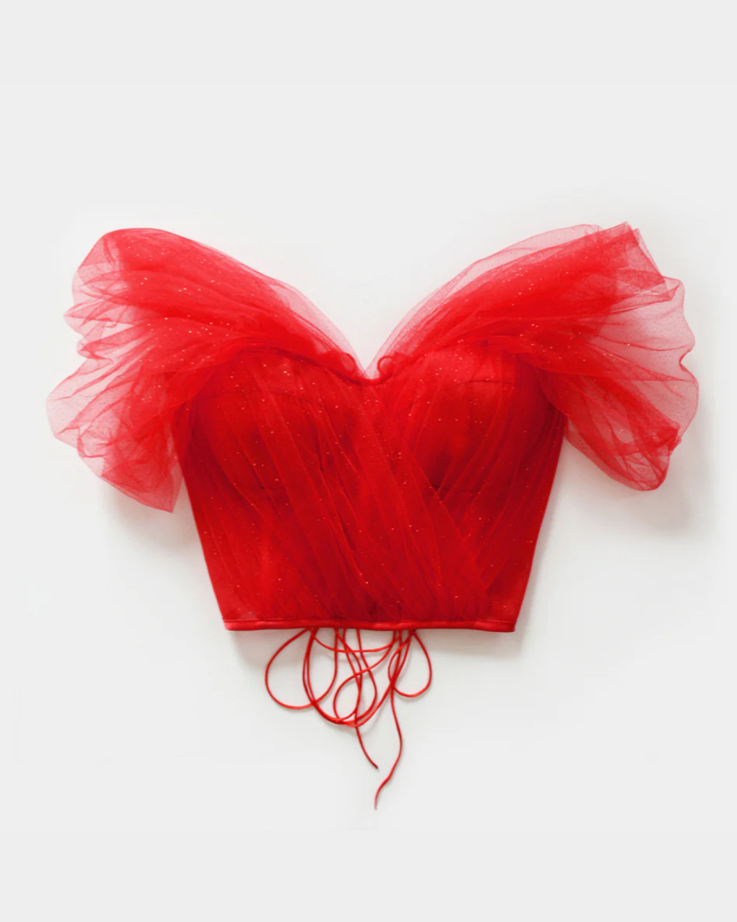 SHINE BRIGHT LIKE A DIAMOND RED CORSET