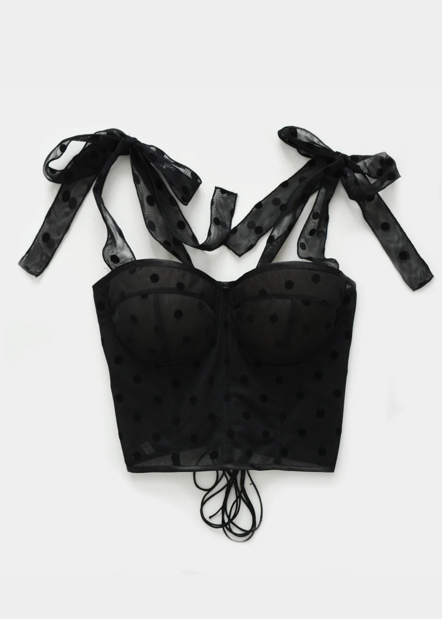 COCKTAIL IN MANHATTAN BLACK CORSET