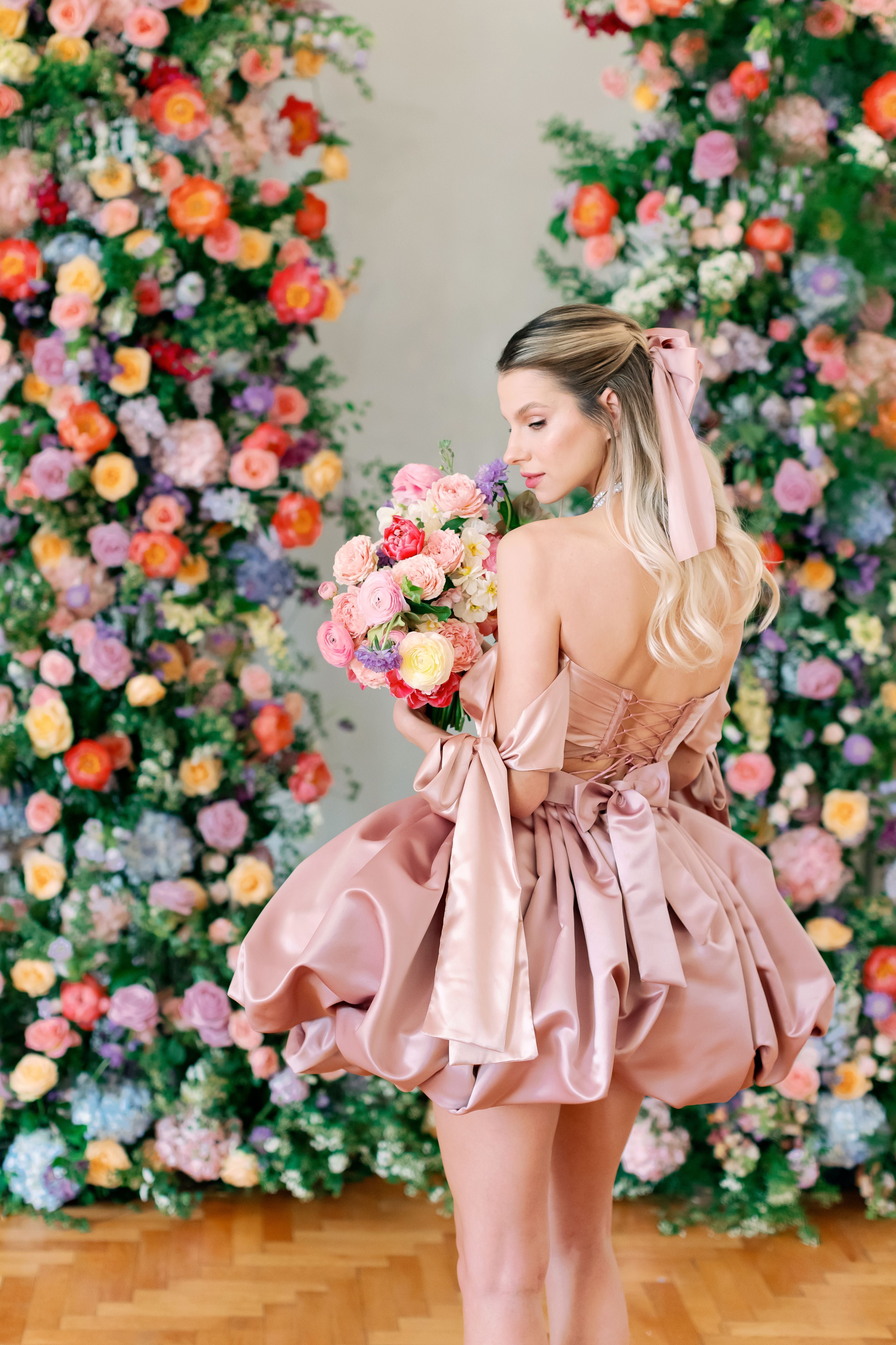 BOW FOR A WOW PINK CORSET