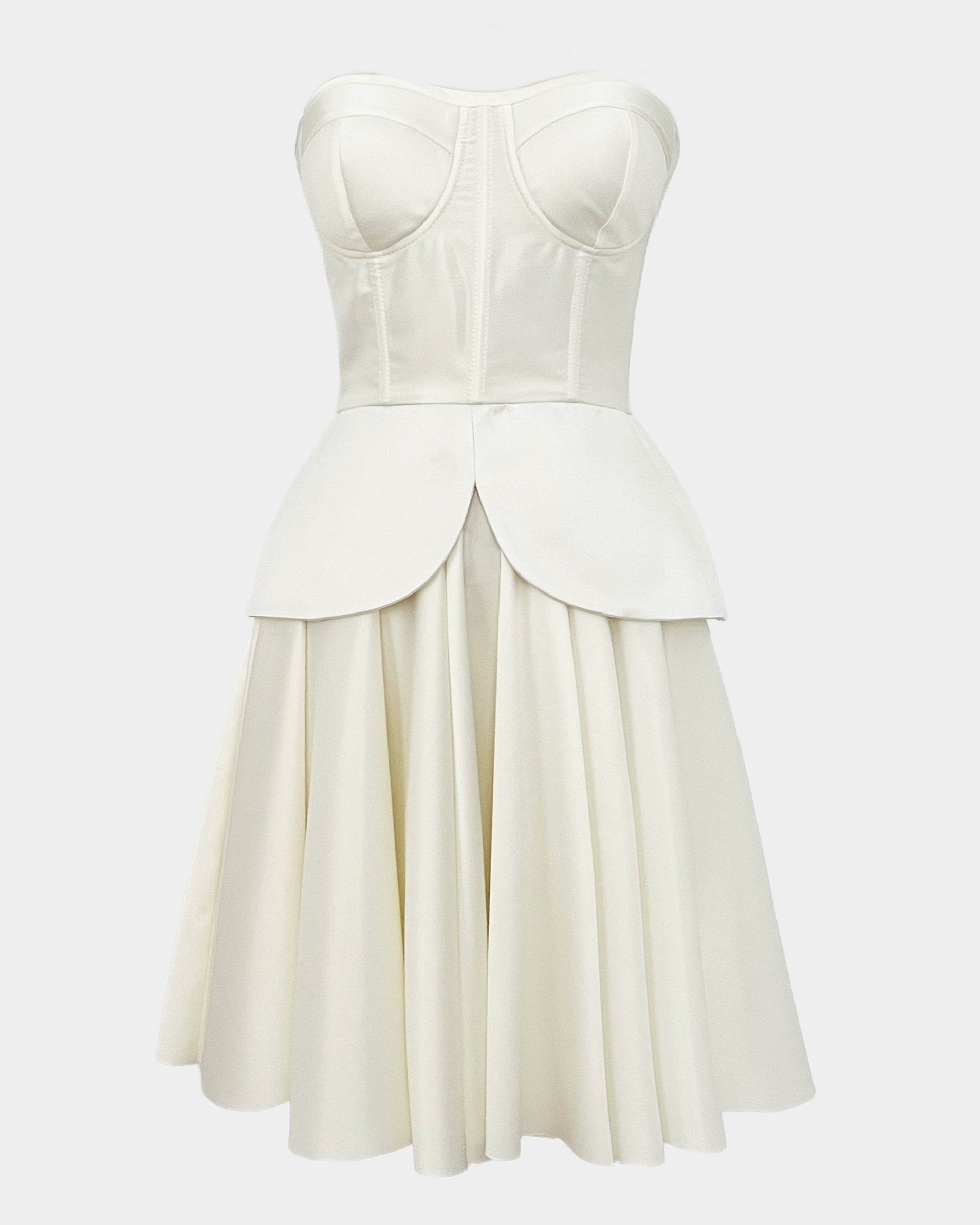 RETRO ICON WHITE MIDI SKIRT – Oana Nutu