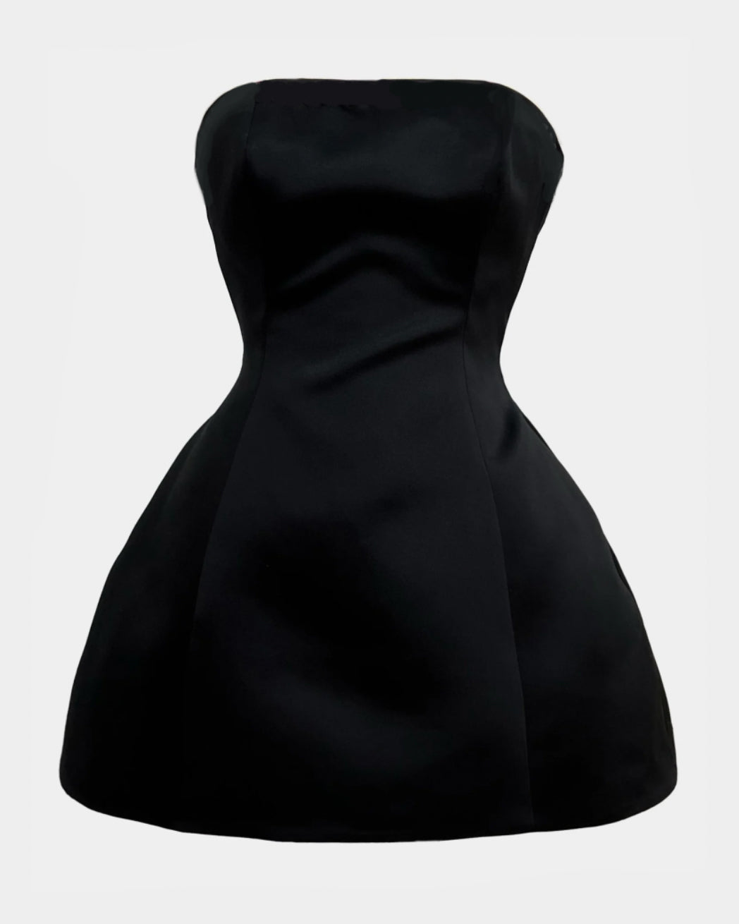 MUSE STRAPLESS BLACK DRESS