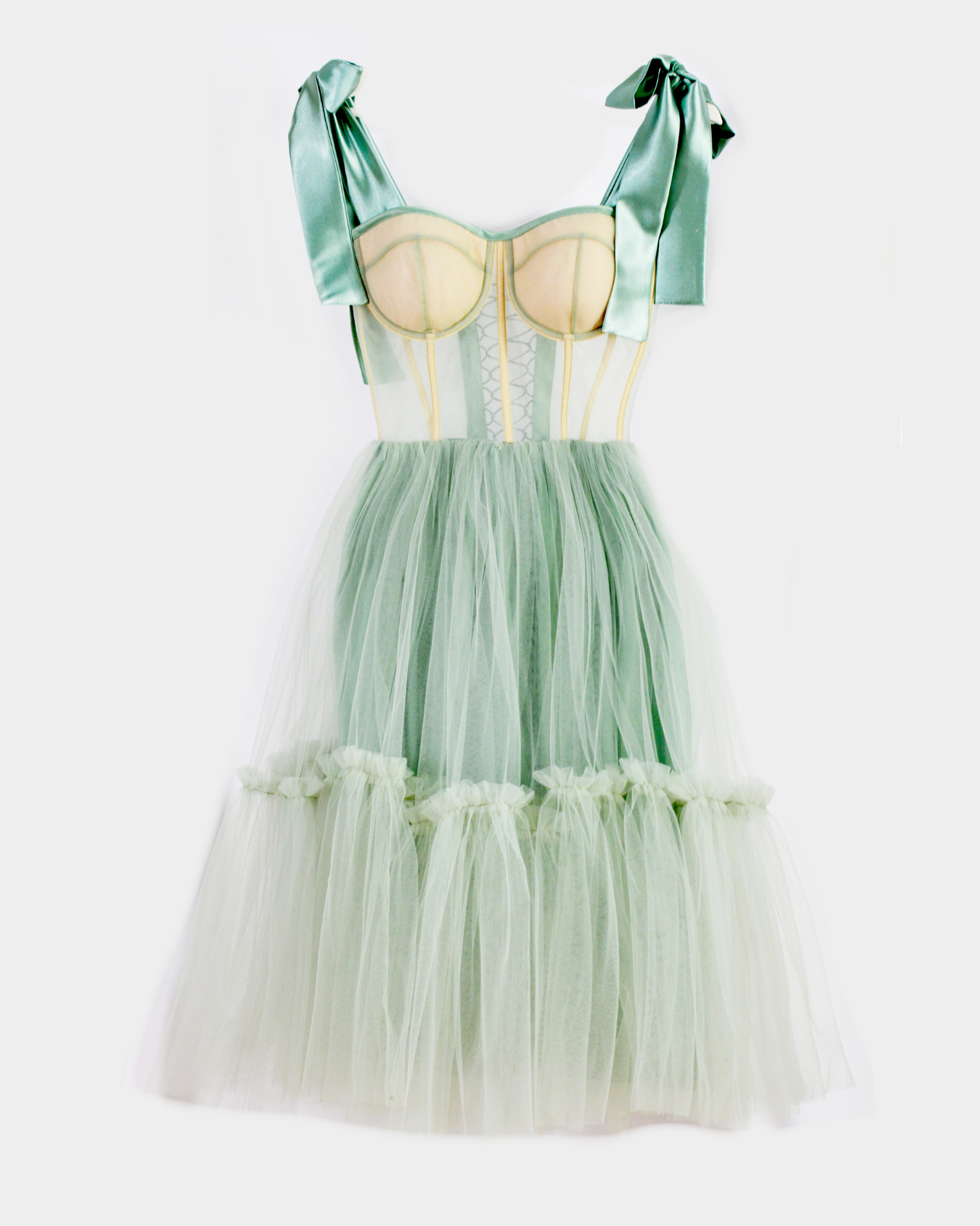 CLASSIC CHIC SAGE GREEN MIDI DRESS