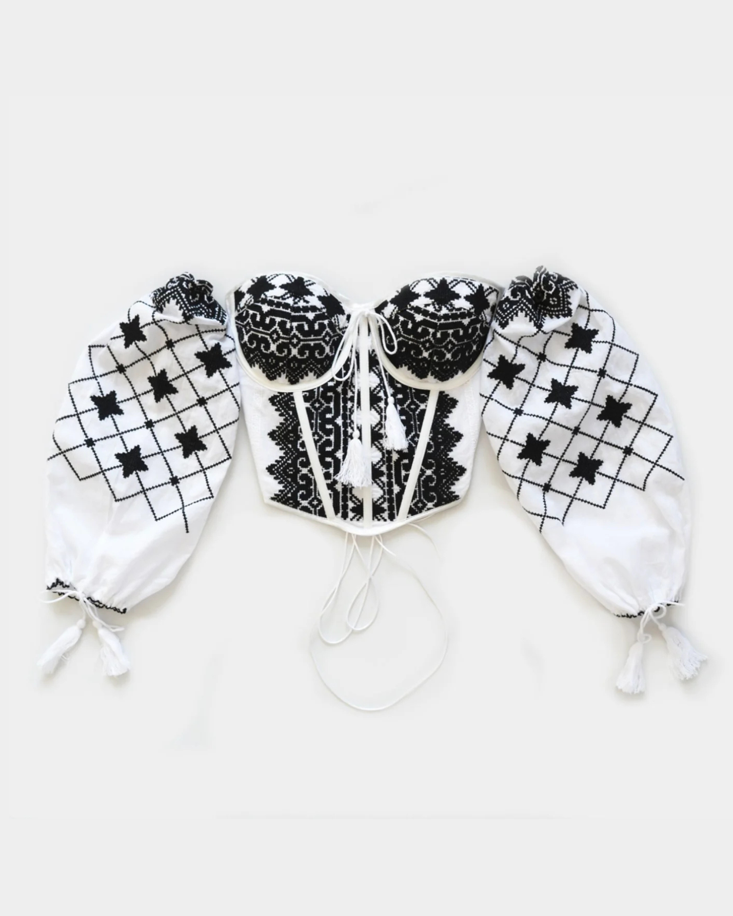 BLACK TRADITIONAL CORSET