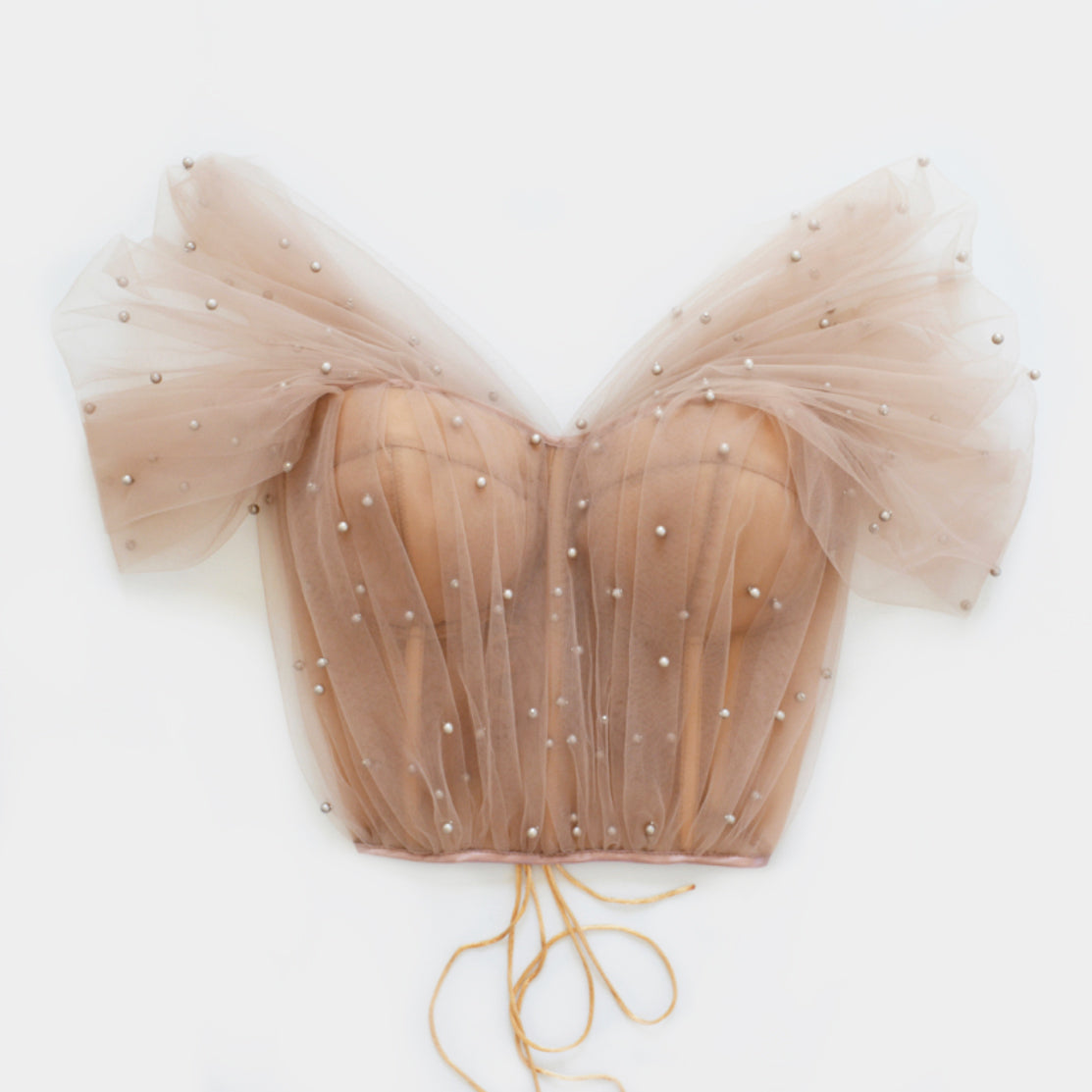 "PEARLS ARE A GIRL'S BEST FRIEND" CORSET