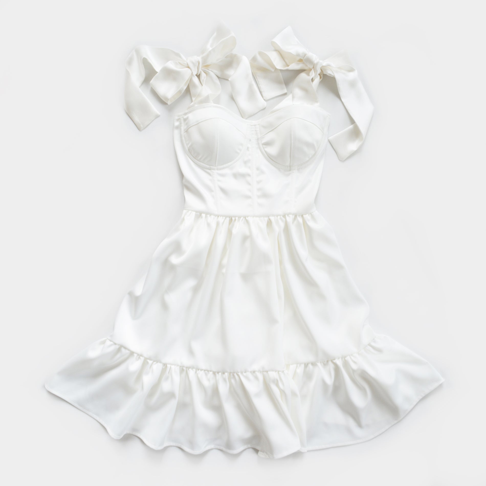 JOY WHITE MINI DRESS