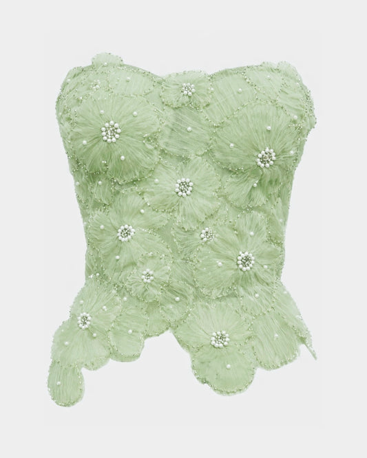 MAKE ME A PROMISE PISTACHIO CORSET