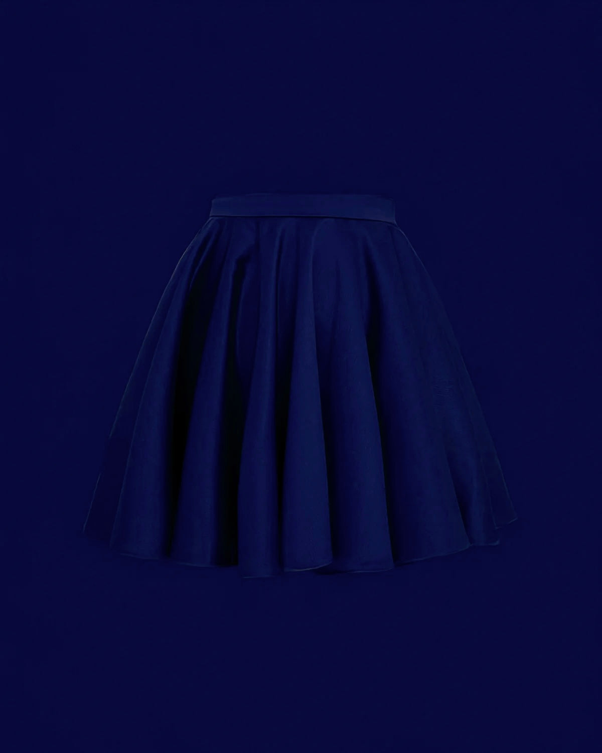 RETRO ICON NAVY  MINI SKIRT
