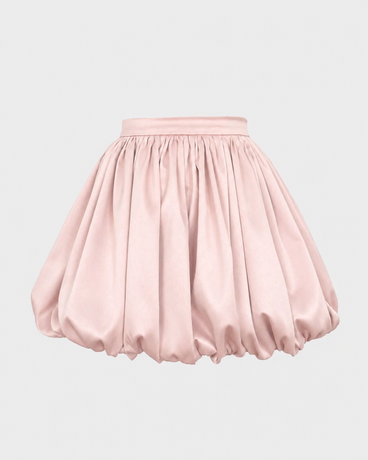 BUBBLE BLUSH PINK MINI SKIRT