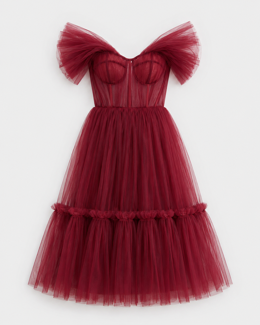 RETRO BABY MIDI DRESS