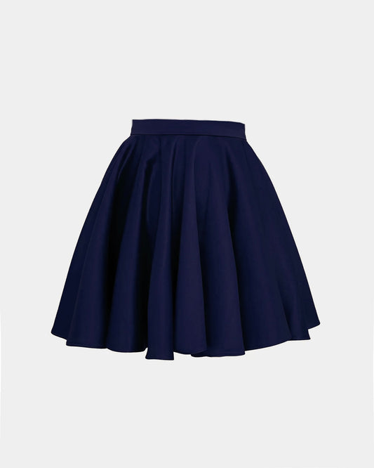 RETRO ICON NAVY  MINI SKIRT