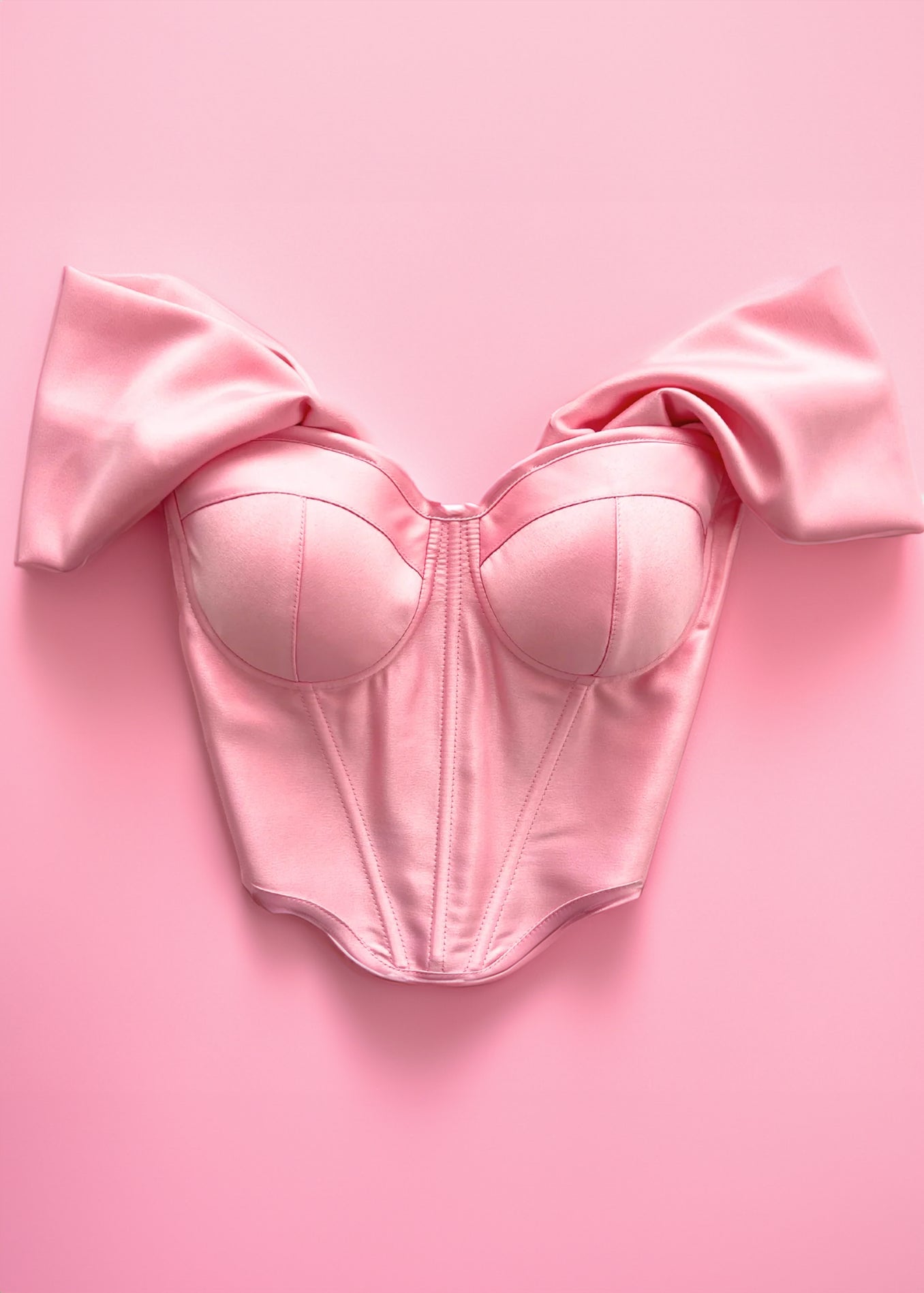 CANDY PINK RETRO ICON CORSET