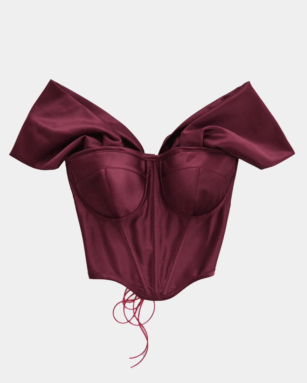 RETRO ICON BURGUNDY CORSET
