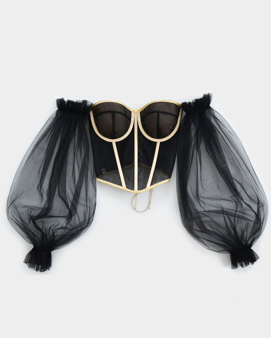 DARK CHOCOLATE CORSET