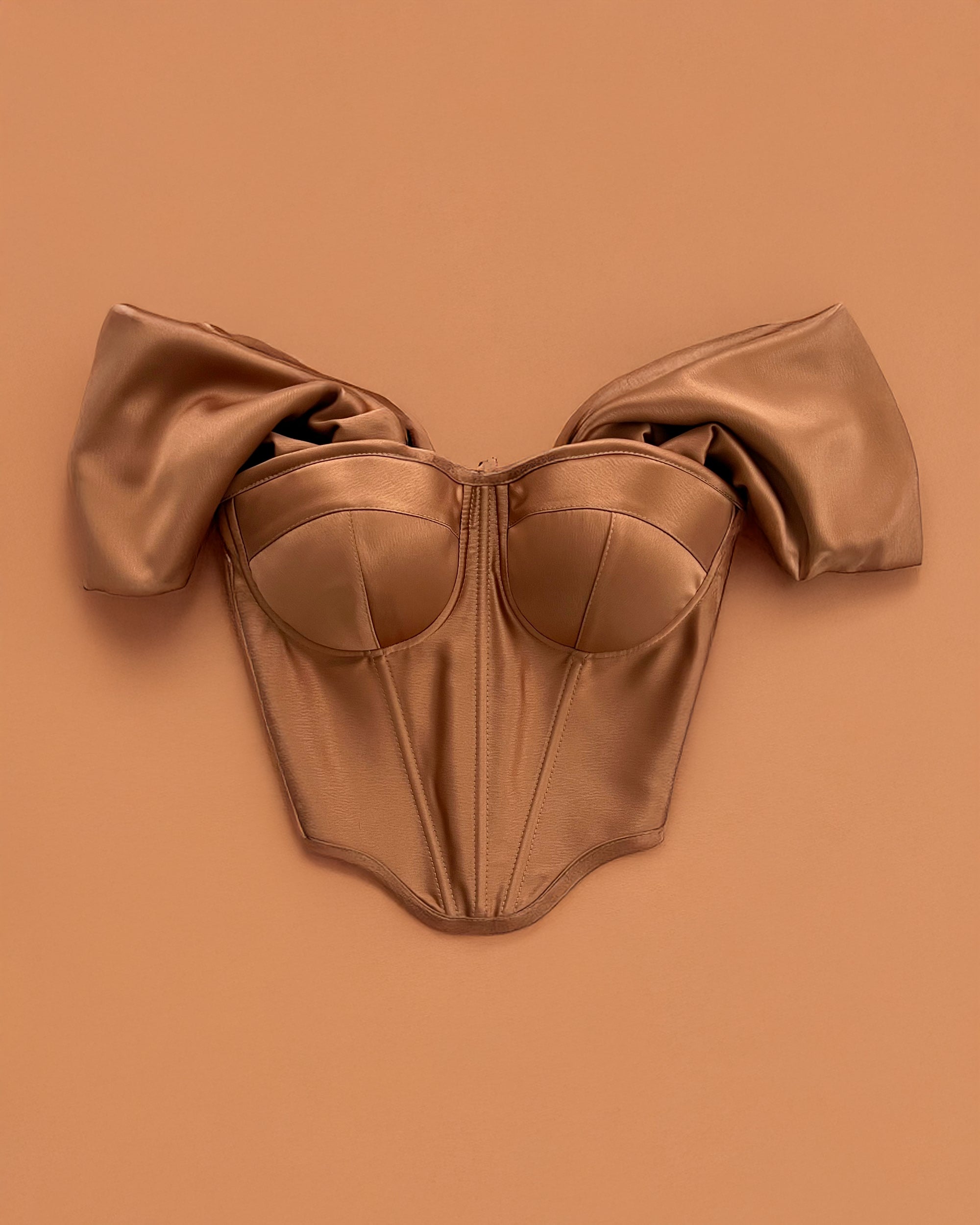 GOLDEN CARAMEL RETRO ICON CORSET
