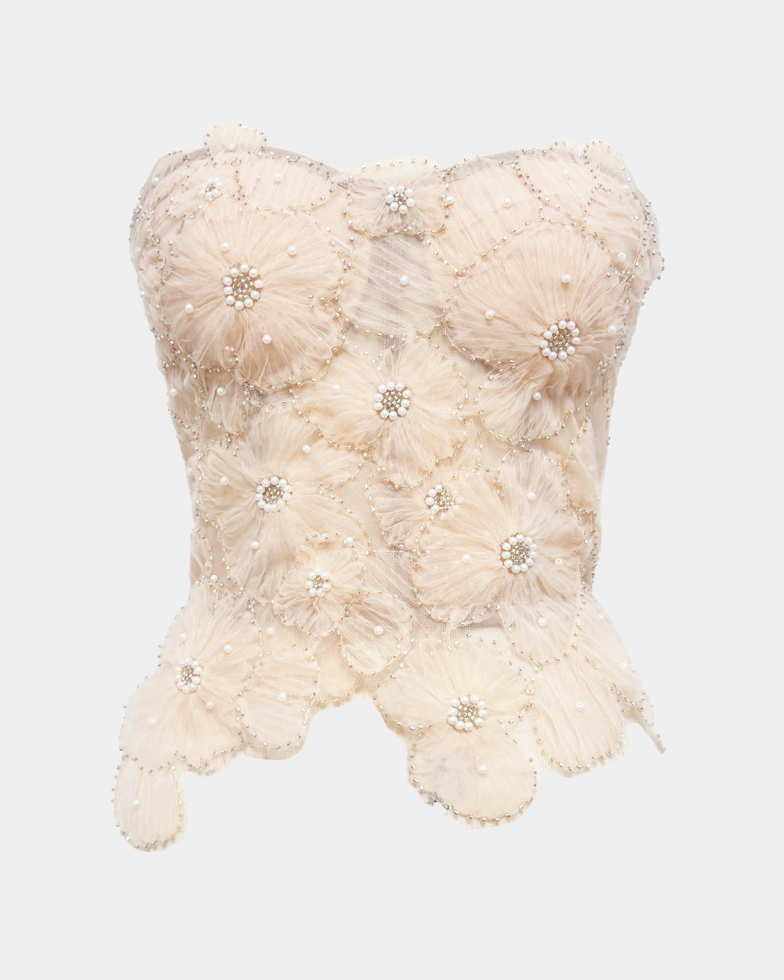 MAKE ME A PROMISE SOFT APRICOT CORSET