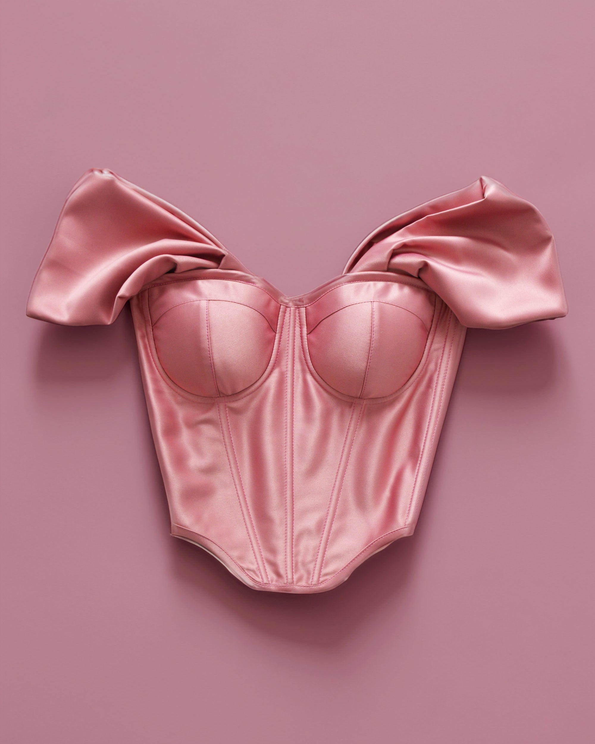 BLUSH PINK RETRO ICON CORSET