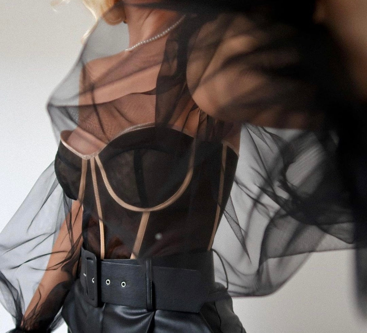 DARK CHOCOLATE CORSET