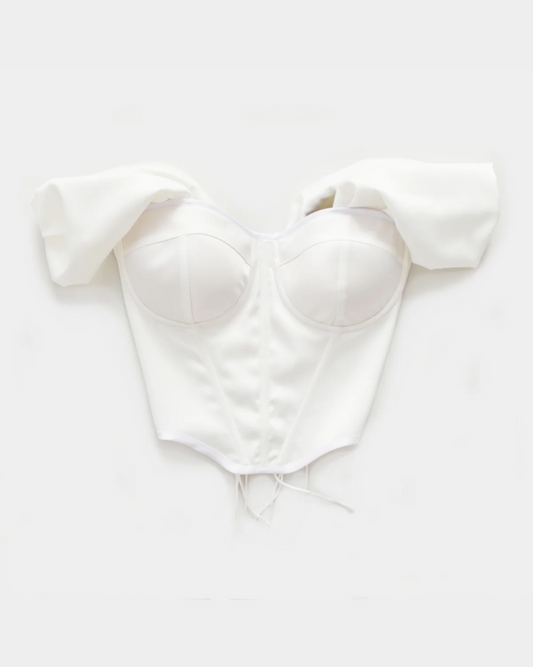 RETRO ICON WHITE CORSET