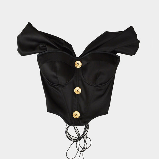 OLD MONEY BLACK CORSET