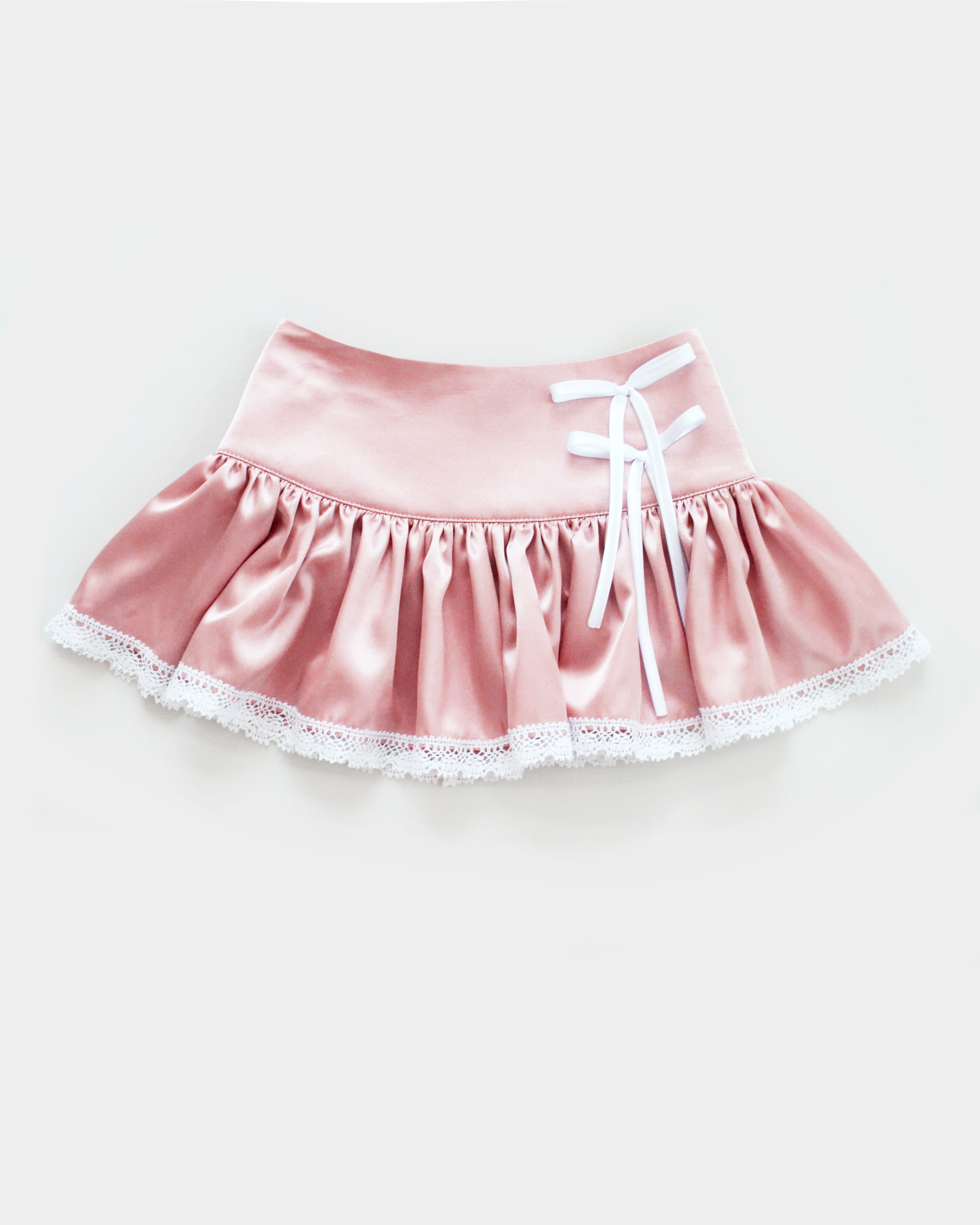 Coquette Ruffles and Bows Mini Skirt