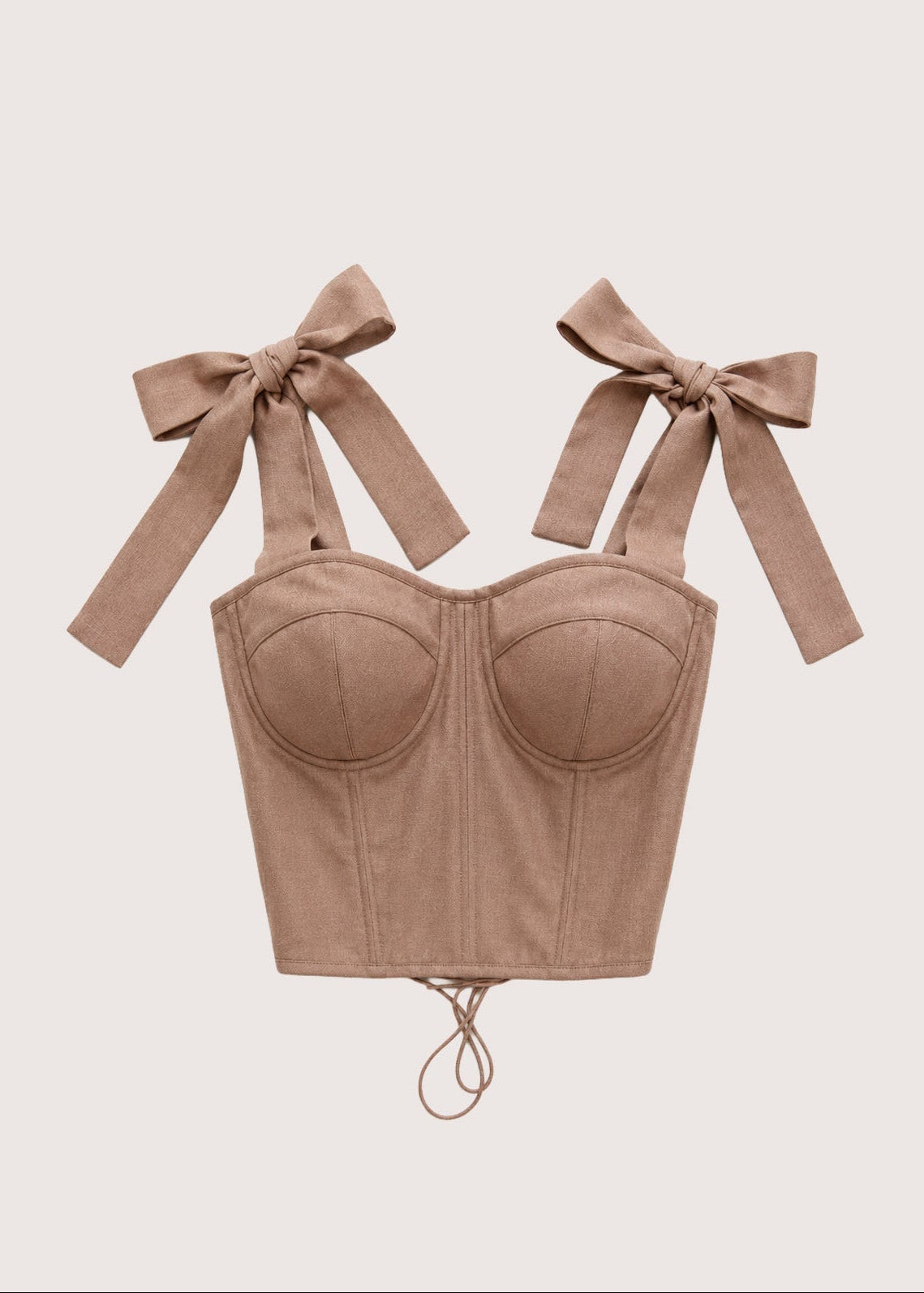 LINEN WITH A BOW CORSET-1