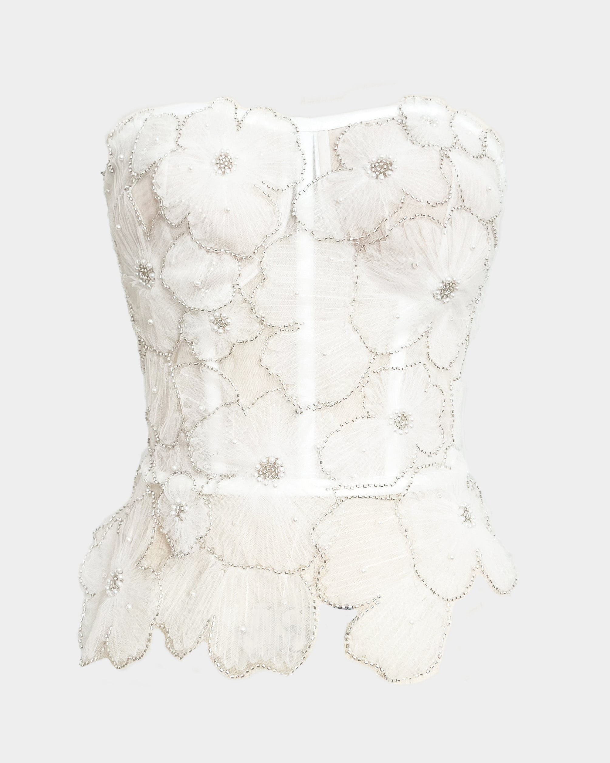 MAKE ME A PROMISE WHITE CORSET