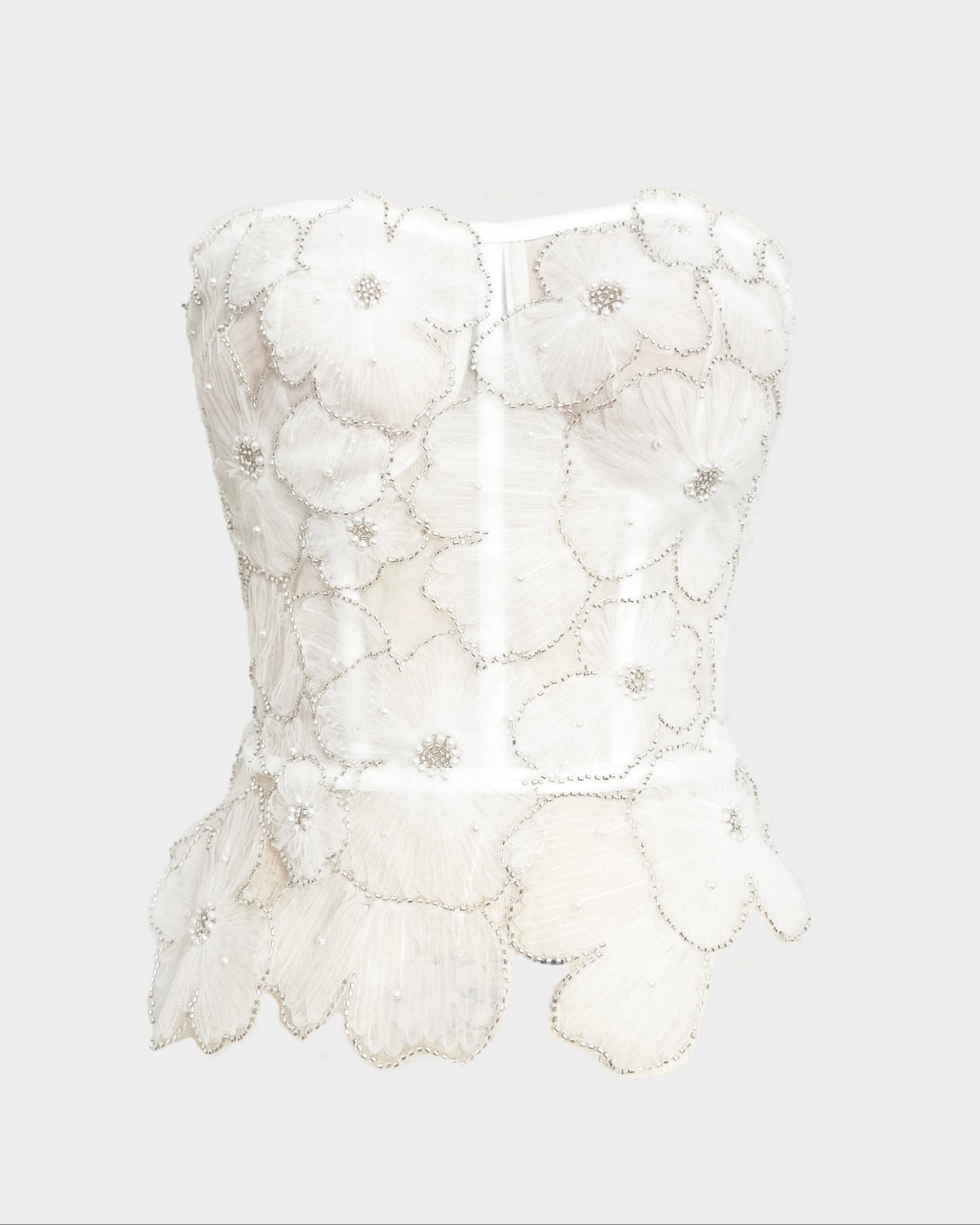MAKE ME A PROMISE WHITE CORSET