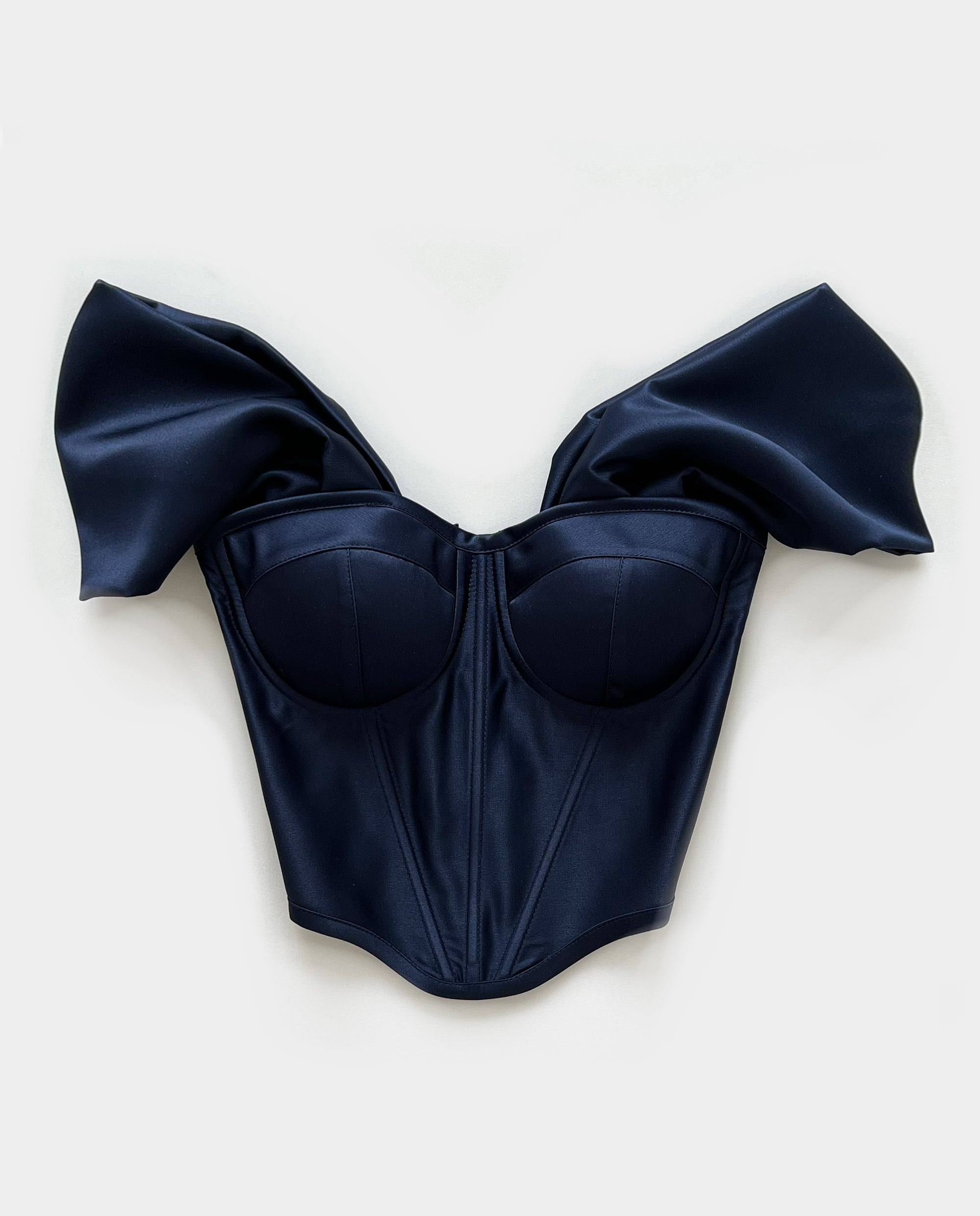 NAVY RETRO ICON CORSET