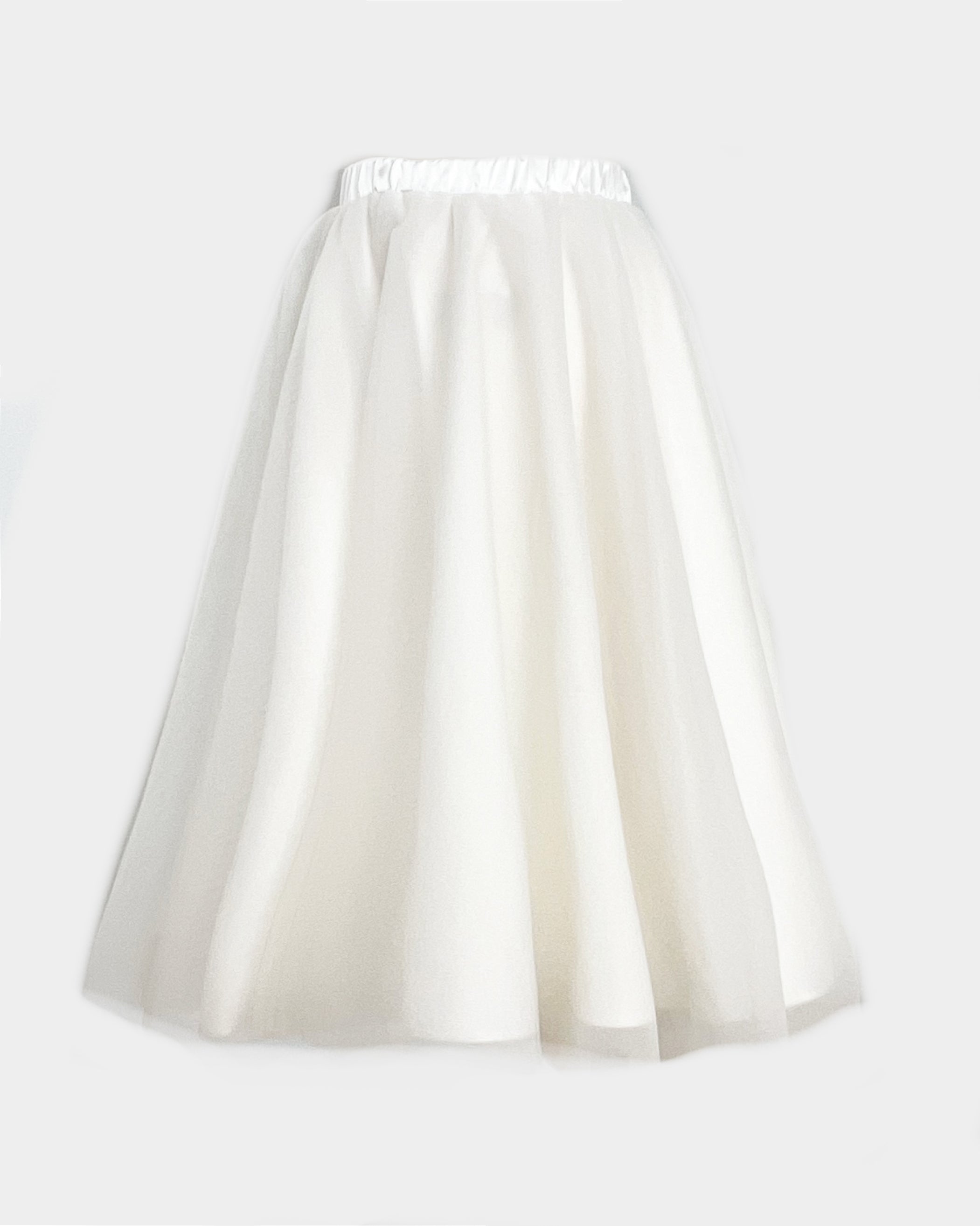 MAKE ME A PROMISE WHITE MIDI SKIRT