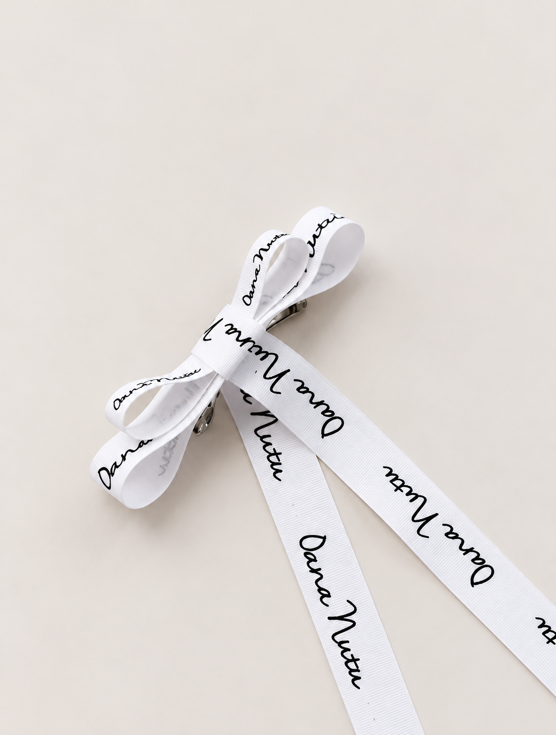 SIGNATURE BOW BARETTE-5