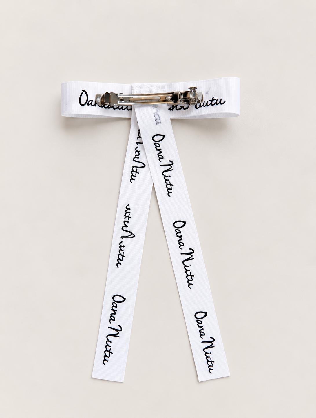 SIGNATURE BOW BARETTE-7