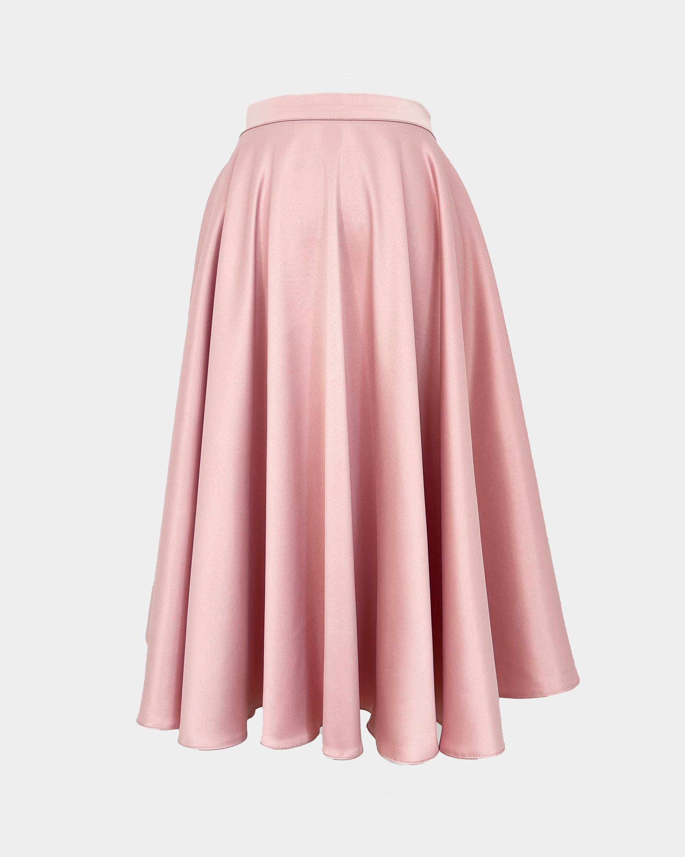 RETRO ICON PINK MIDI SKIRT