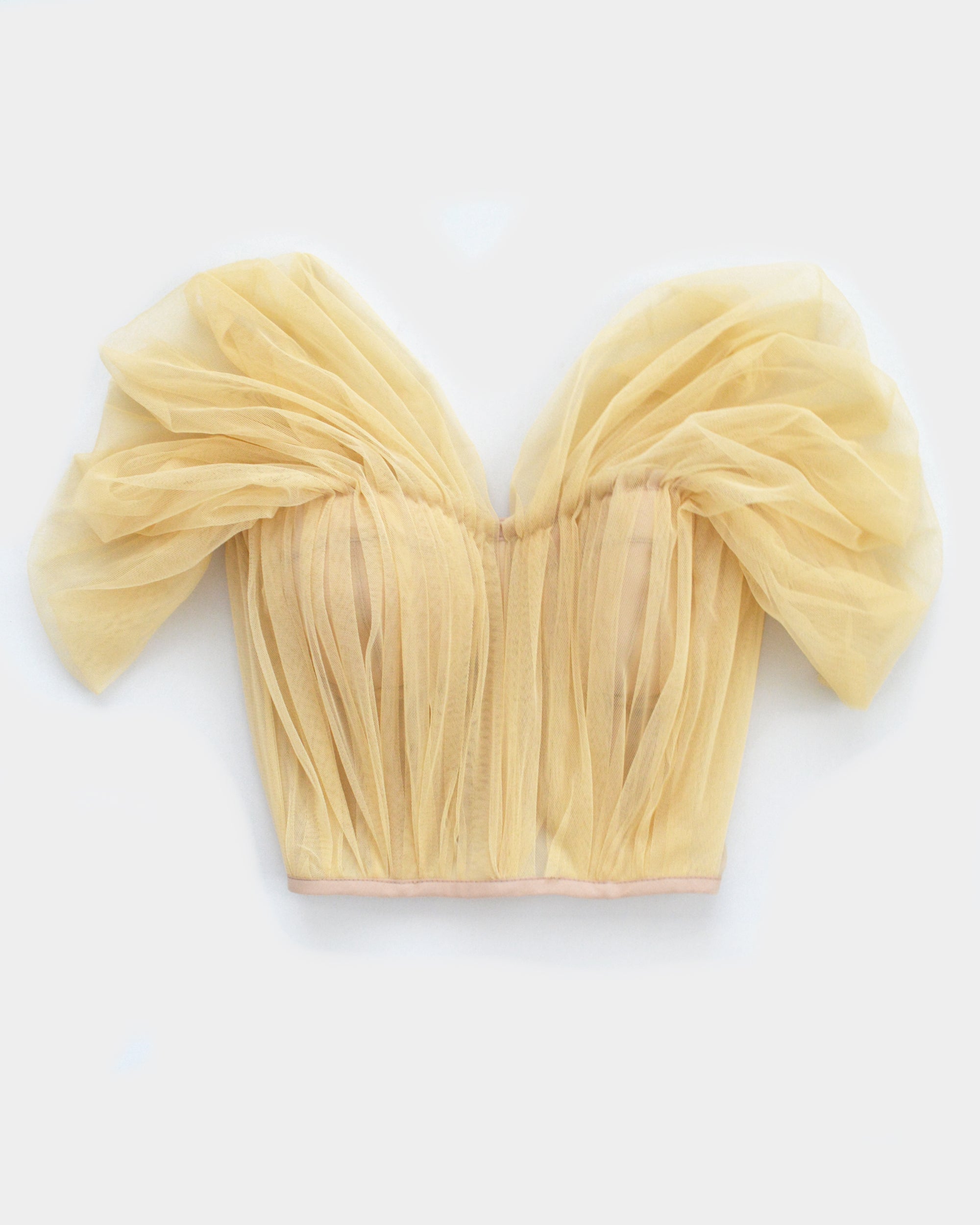 CHAMPAIGNE IN HEAVEN BUTTER YELLOW CORSET