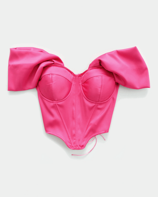 RETRO ICON HOT PINK CORSET