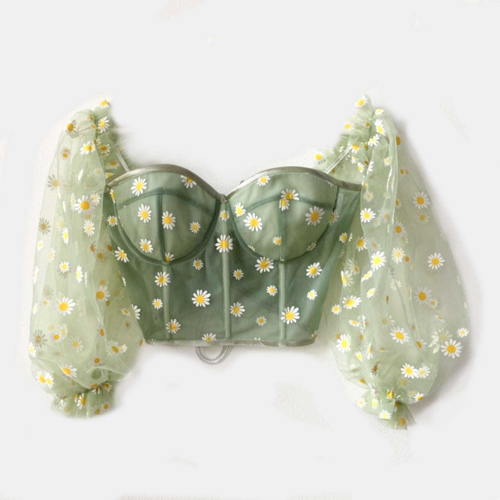 DULCE DE LECHE SAGE GREEN CORSET