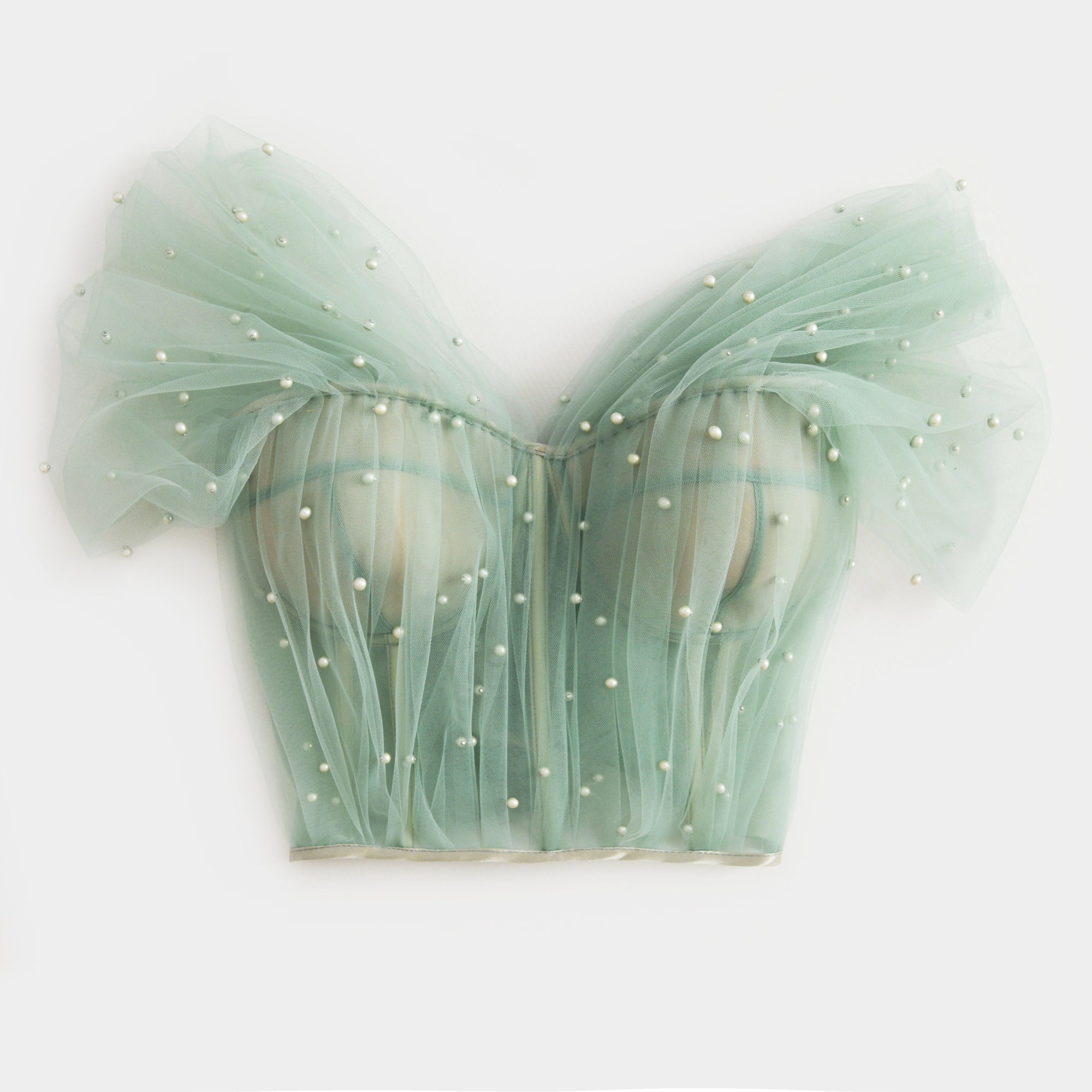 "PEARLS ARE A GIRL'S BEST FRIEND" CORSET