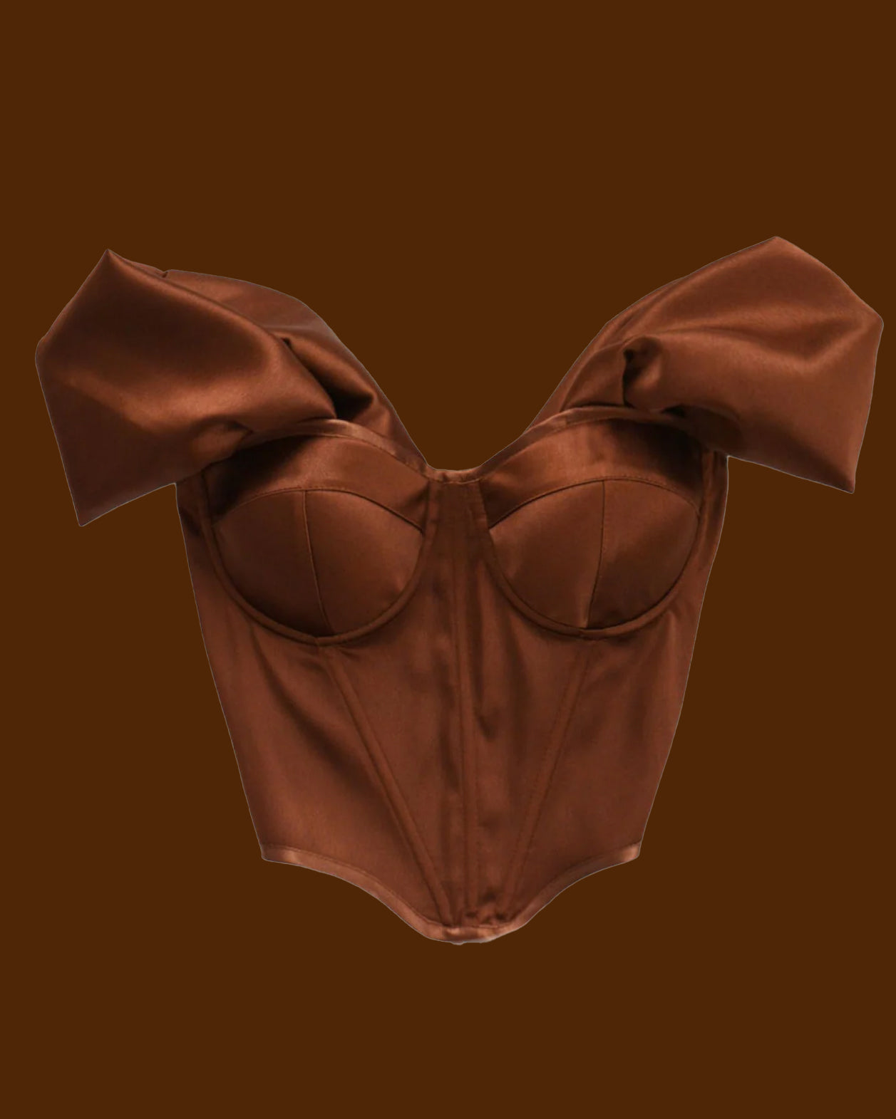 RETRO ICON BROWN CORSET