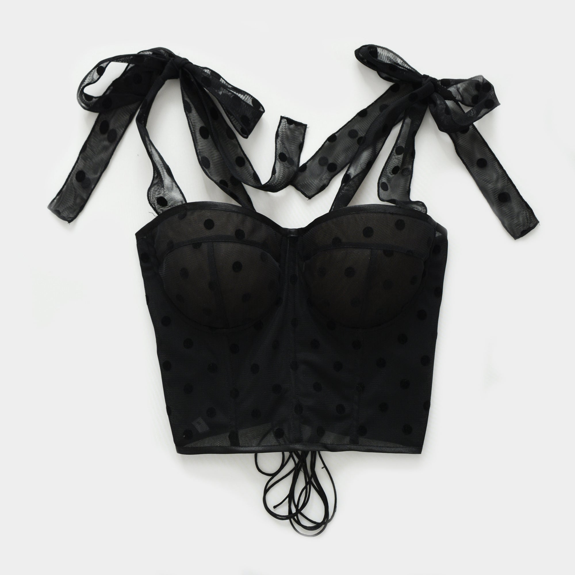 COCKTAIL IN MANHATTAN BLACK CORSET