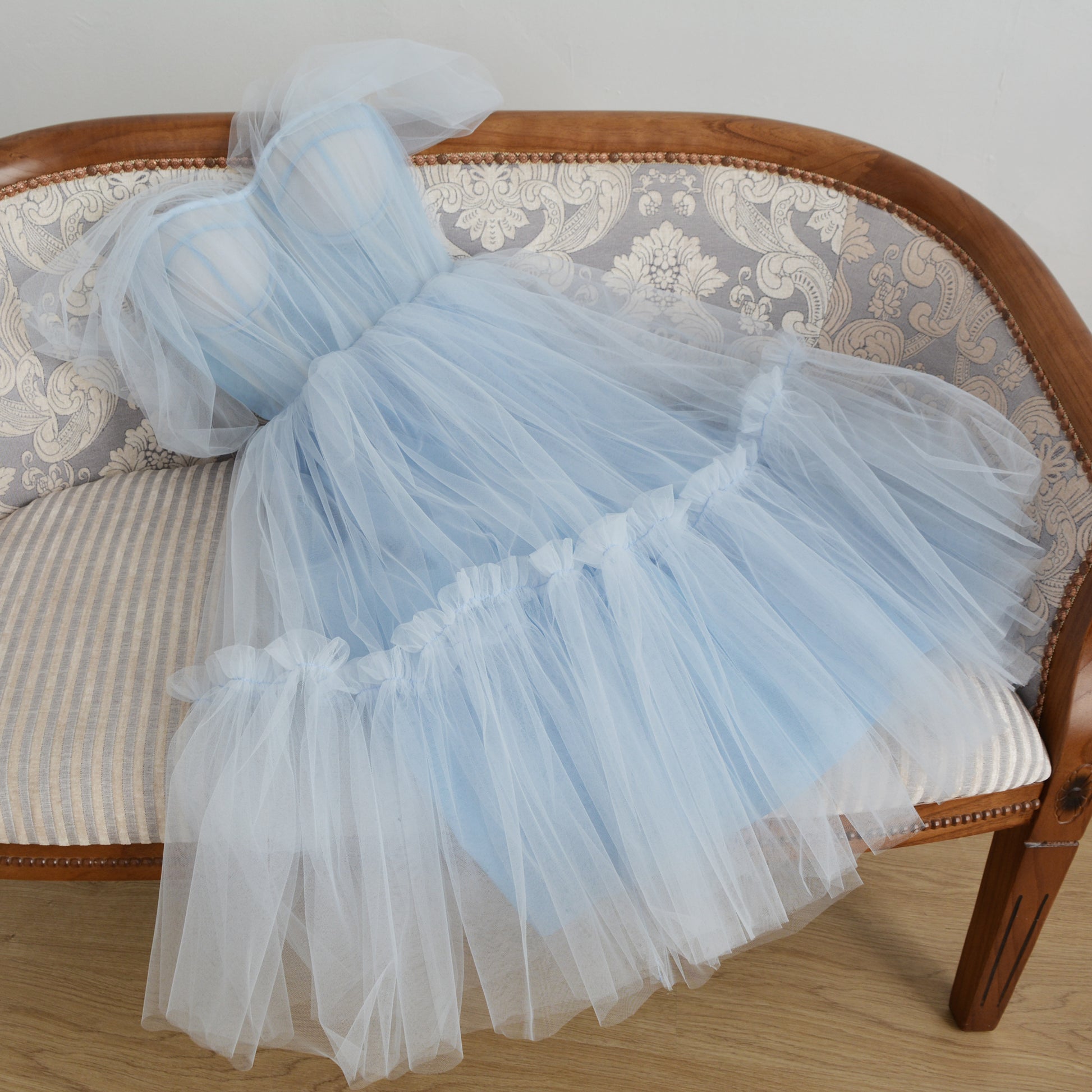 RETRO BABY LIGHT BLUE DRESS Oana Nutu RETRO BABY LIGHT BLUE DRESS Oana Nutu