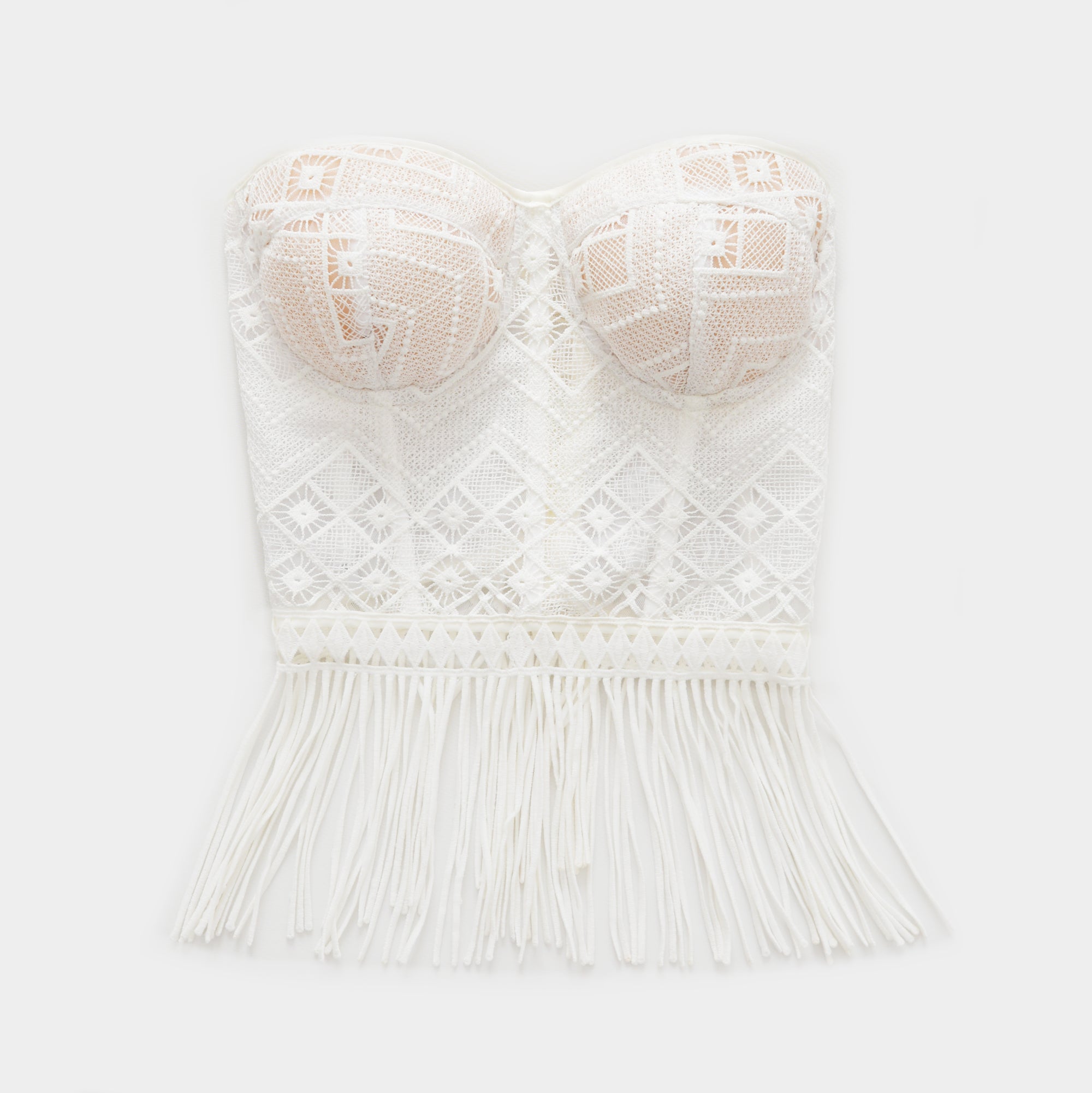 BOHO WHITE CORSET