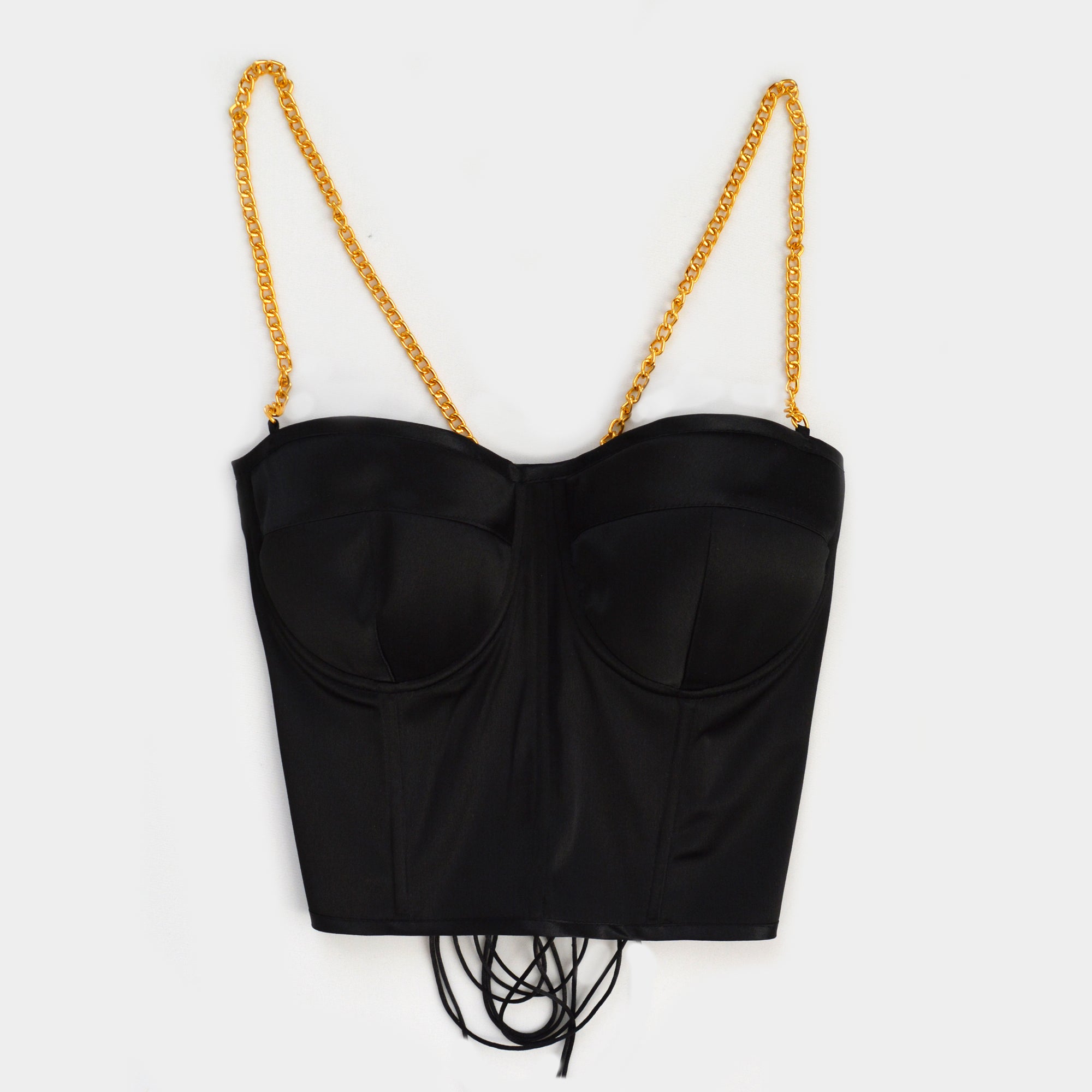 "SATINATED WITH SOME GOLD" CORSET